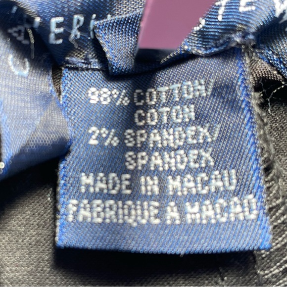 Catherine Stewart Black Cotton Capri Peddle Pusher Crop Palm Tree Pants - Picture 6 of 6